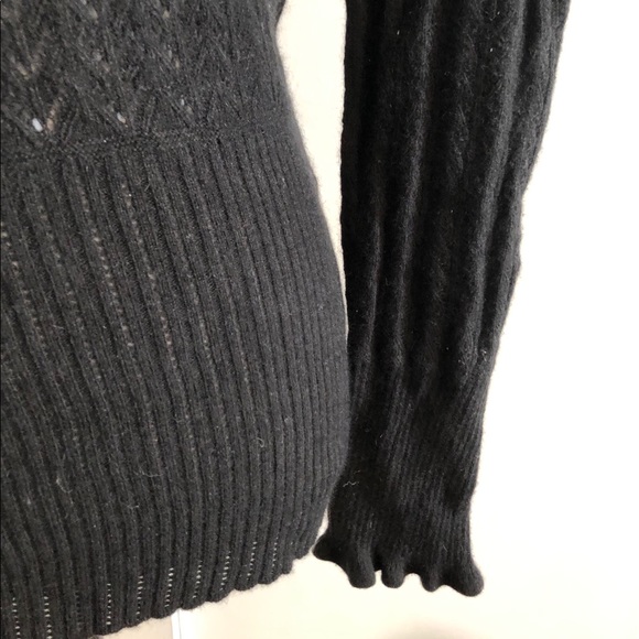 Women’s Express Pointelle Angora Sweater Medium - Picture 4 of 11